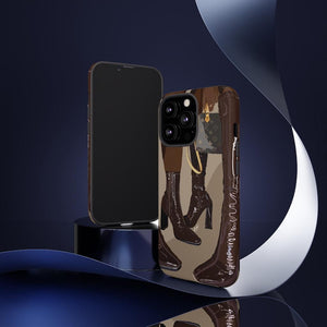 BROWN BOOTS Cases-iPhone 13-Glossy-SmardArt-Wall Art