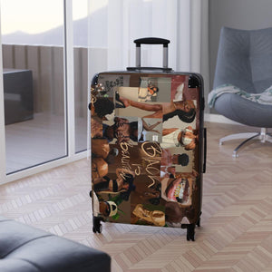 Suitcases-Medium-Black-SmardArt-Wall Art