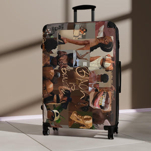 Suitcases-Large-Black-SmardArt-Wall Art