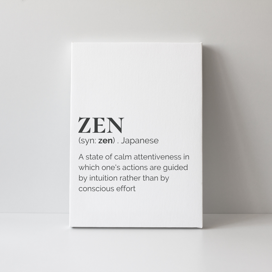 Zen- text.