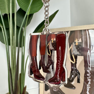 Brown Boots Key Chain