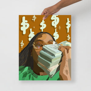"me, myself and all my money"-8×10-Print-SmardArt-Wall Art