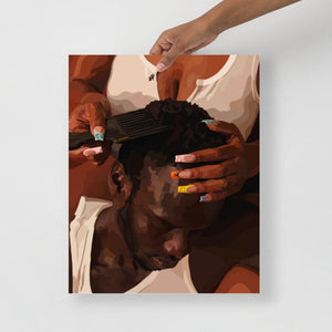 BLACK LOVE III-18×24-Print-SmardArt-Wall Art