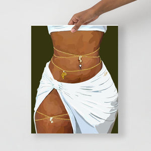 Belly chain-18×24-Print-SmardArt-Wall Art
