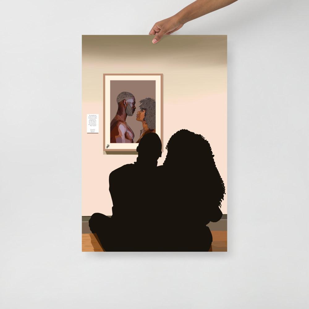 LOVE & MUSEUM (art in art IV)-18×24-Print-SmardArt-Wall Art