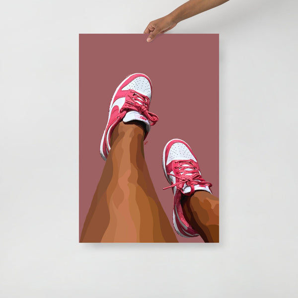 Archeo pink-18×24-Print-SmardArt-Wall Art