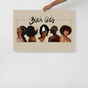 Black Girls-18×24-Print-SmardArt-Wall Art