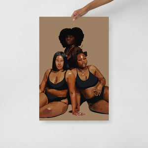 I am Woman Poster-36×48-Print-SmardArt-Wall Art