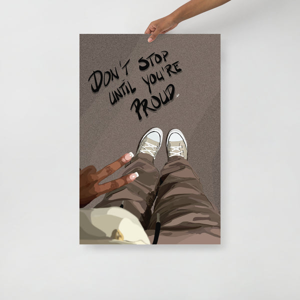 Don’t stop-18×24-Print-SmardArt-Wall Art