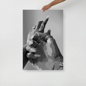 Soft Hands-18×24-Print-SmardArt-Wall Art