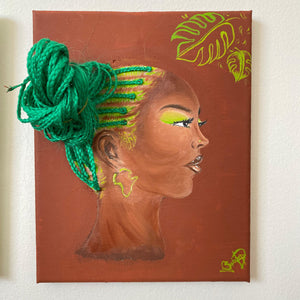 3d Art : Green x Brown--SmardArt-Wall Art